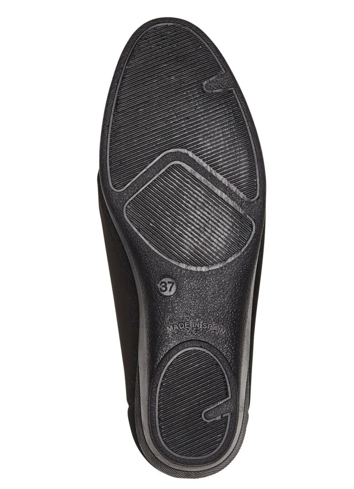 Slipper aus elastischem Textilmaterial