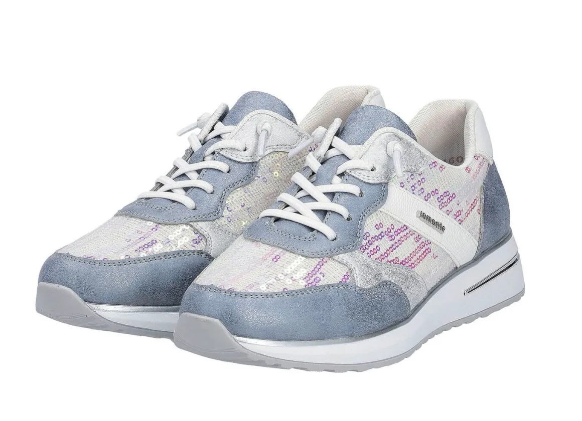 Sneaker mit schimmernden Pailletten
