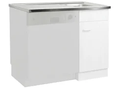 Spülenschrank mit melaminharzbeschichteter Oberfläche