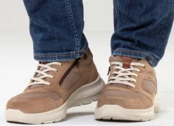 Sportliche Herren-Schnürschuhe, Weite H, mit herausnehmbarem Fußbett