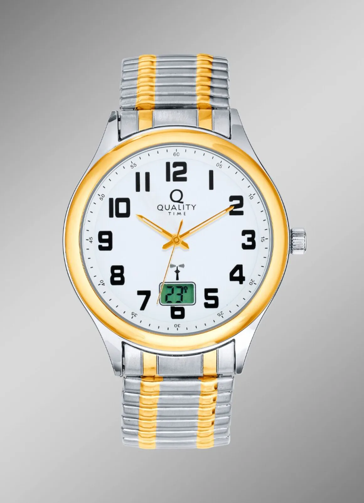 Sportliche Funk-Herrenuhr der Marke Quality Time
