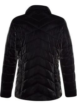 Steppjacke in Metallic-Optik