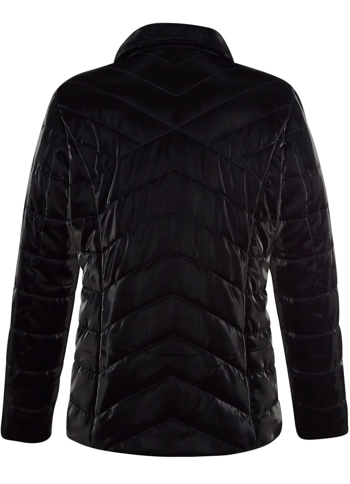 Steppjacke in Metallic-Optik