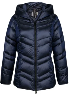 Steppjacke mit fester Kapuze