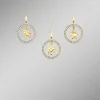 Sternzeichen-Anhänger aus Gold mit Zirkonia