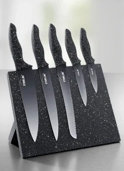 Stoneline® Messerblock, 6-teilig, mit Magnetfeld