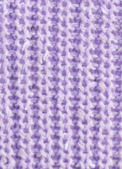 Strickjacke aus meliertem Effektgarn