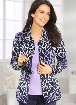 Strickjacke in Jacquard-Dessin