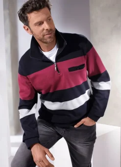 Sweatshirt mit knöpfbarer Brusttasche