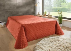 Tagesdecke mit Steppung und Bandeinfassung