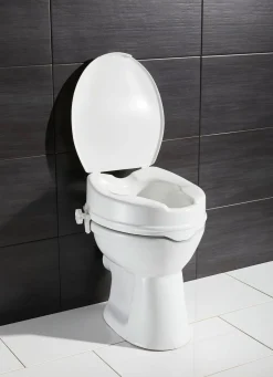 Toilettensitzerhöhung mit Deckel
