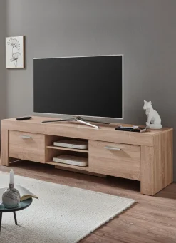 TV-Longboard mit Griffen in Aluminium-Optik