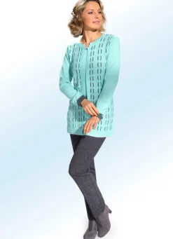 Tweedhose in bequemer Schlupfform