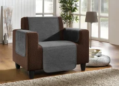 Unempfindliche Sessel-,Couch- und Armlehnenschoner aus Chenille