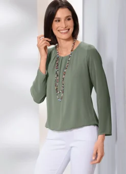 Unifarbene Tunika