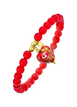 Vergoldetes Armband mit Herz-Anhänger