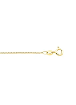 Vergoldete Schlangenkette aus Silber