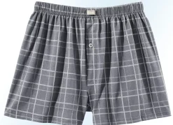 Viererpack Boxershorts mit Eingriff, kariert