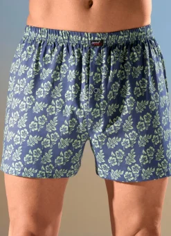 Viererpack Boxershorts mit knöpfbarem Eingriff