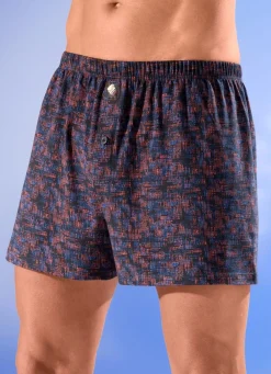 Viererpack Boxershorts mit knöpfbarem Eingriff