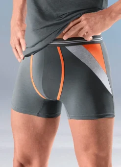 Viererpack Pants mit farbigen Einsätzen