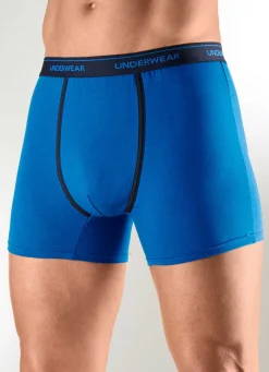 Viererpack Pants mit Kontrastpaspeln
