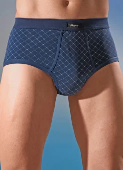 Viererpack Slips aus Feinjersey, mit Eingriff
