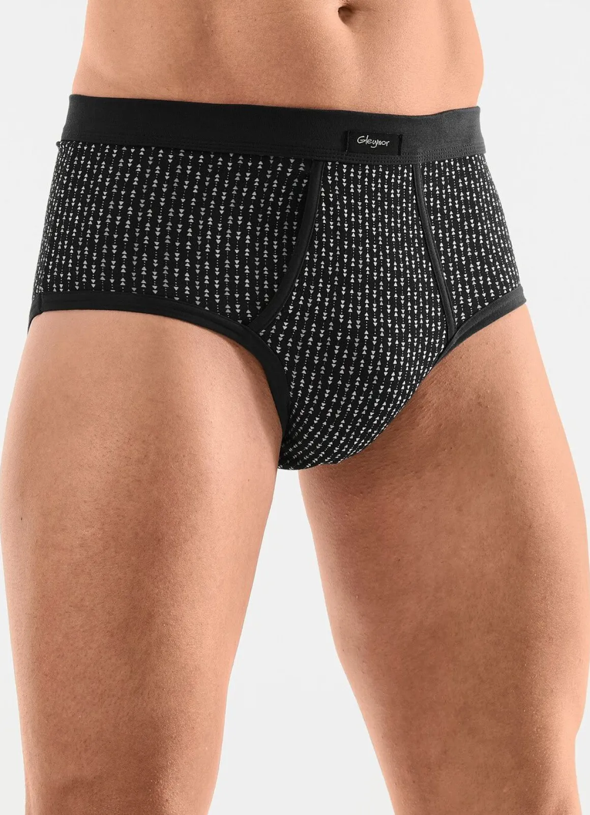 Viererpack Slips mit Eingriff aus Feinjersey