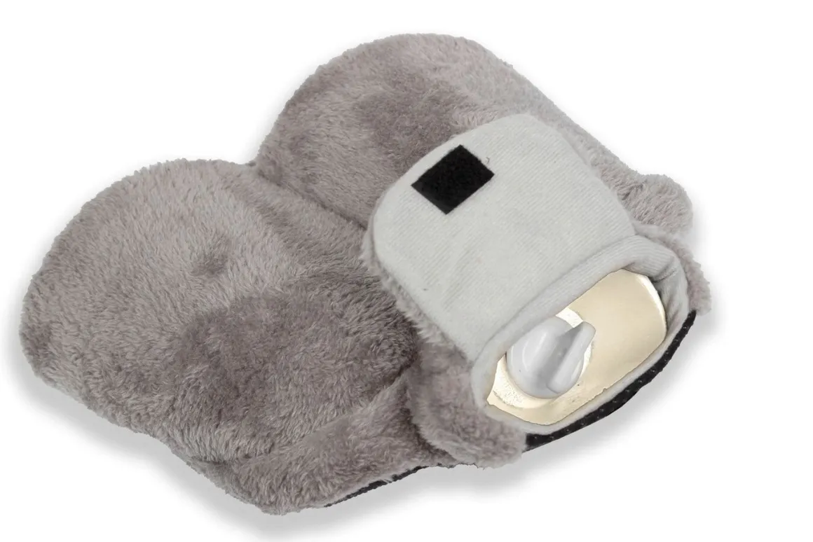 Vital Comfort Fuß-Wärmflasche mit sanftem Fleece-Bezug