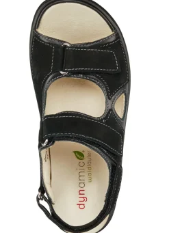 Waldläufer, bequeme Damen-Sandalen, Weite H, mit herausnehmbarem Fußbett