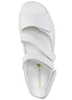 Waldläufer, bequeme Damen-Sandalen, Weite H, mit herausnehmbarem Fußbett