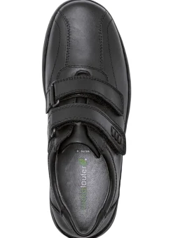 Waldläufer, bequeme Herren-Slipper, Weite H, mit herausnehmbarem Fußbett