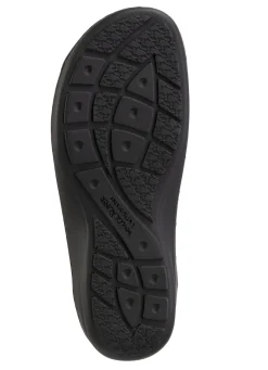 Waldläufer Pantolette mit Metallschmuck mit Glitzersteinchen