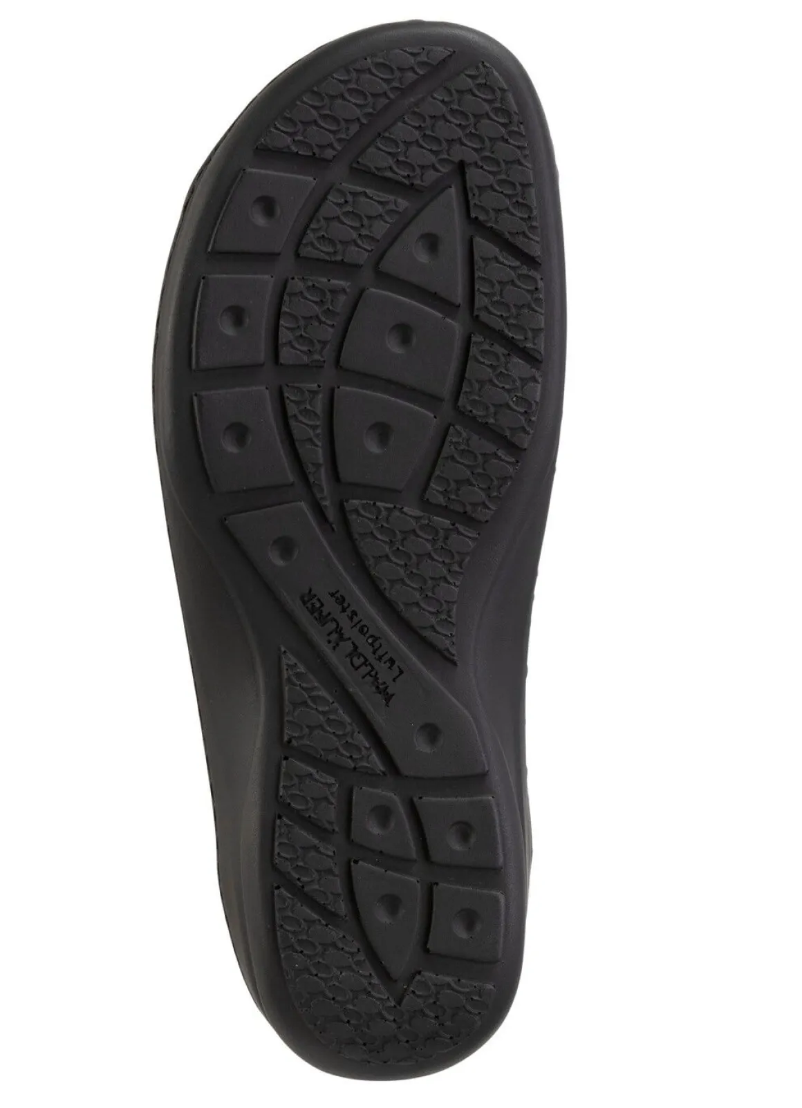 Waldläufer Pantolette mit Metallschmuck mit Glitzersteinchen