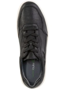 Waldläufer Schnürschuh aus genarbtem Nappaleder