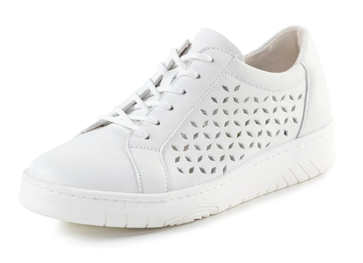 Waldläufer, sommerliche Damen-Sneaker, Weite H, mit herausnehmbarem Fußbett