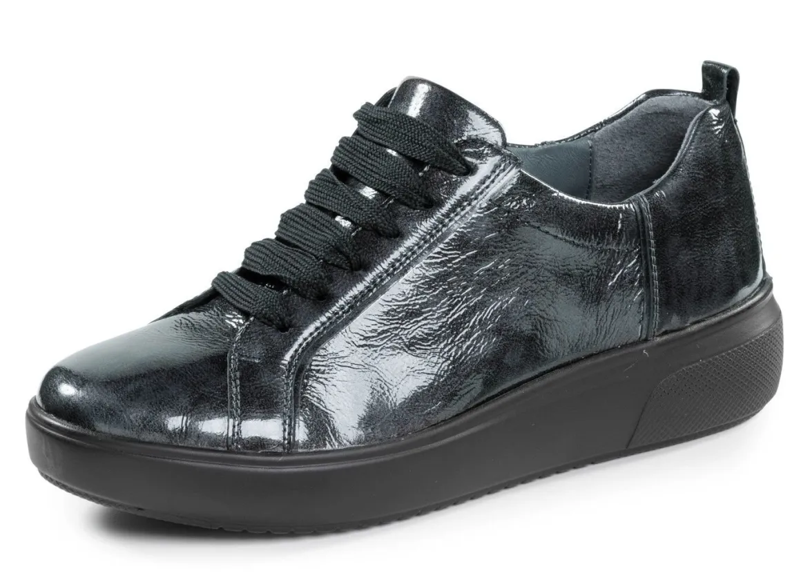 Waldläufer, trendige Damen-Schnürschuhe, Weite H, mit herausnehmbarem Fußbett