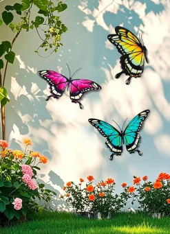 Wanddeko 3er-Set "Schmetterling"