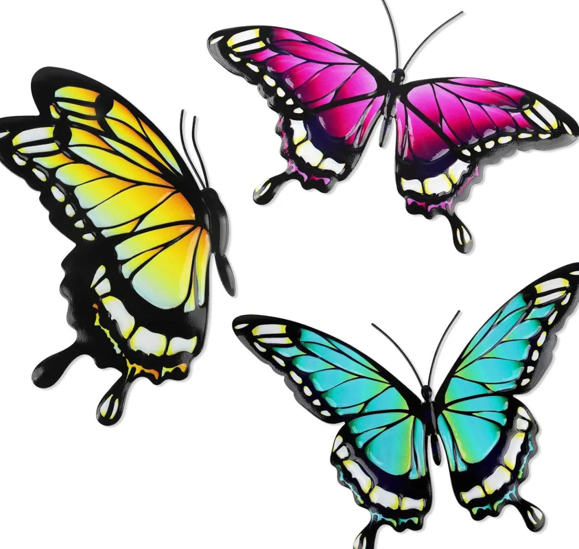 Wanddeko 3er-Set "Schmetterling"