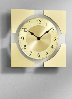 Wanduhr aus Glas mit Funkuhrwerk
