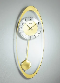 Wanduhr aus hochwertigem Mineralglas