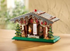 Wetterhaus mit Thermometer