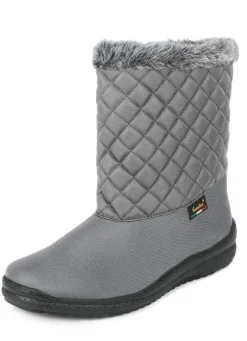Winterstiefel mit Kunstpelzkragen