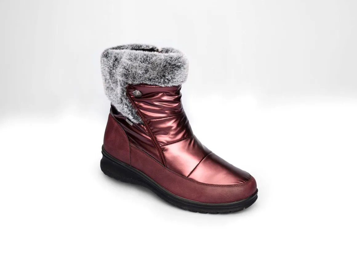Winterstiefel mit Kunstpelzrand