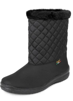 Winterstiefel mit Kunstpelzkragen