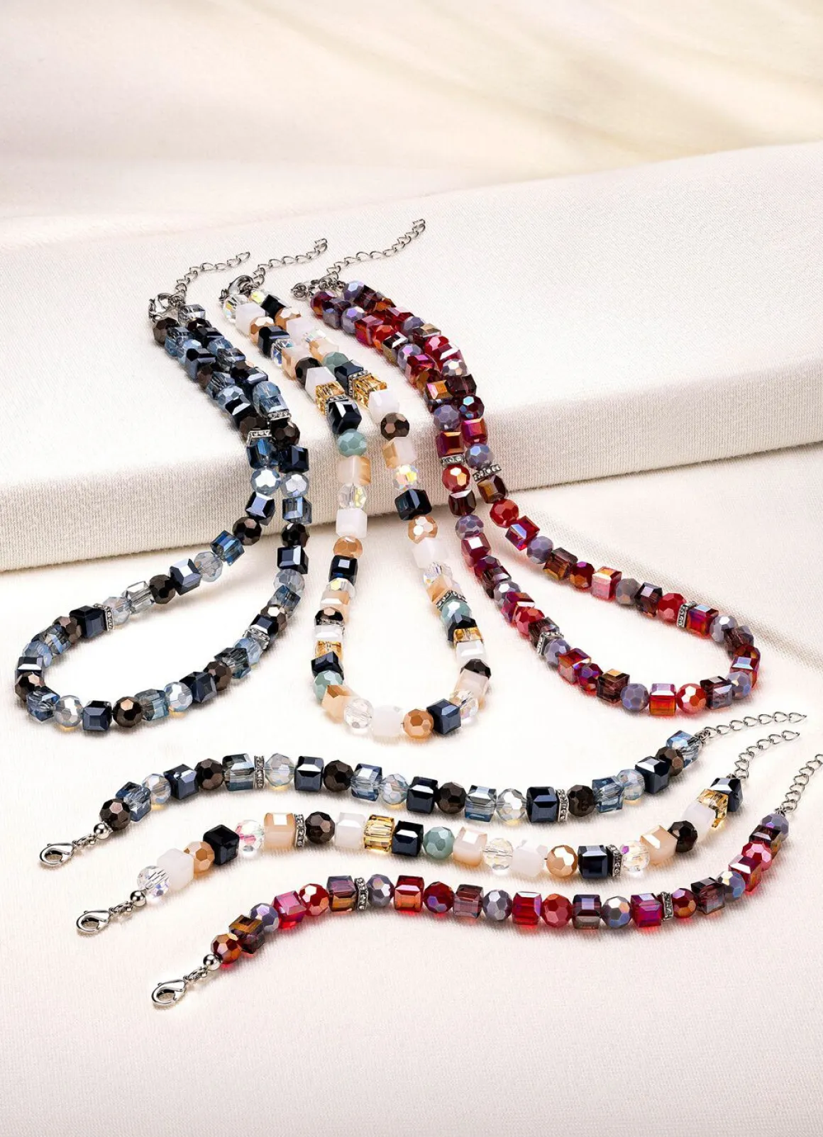 Wundervoll funkelndes Schmuck-Set, 2-teilig