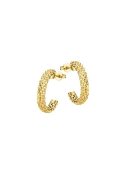Zeitlose Creolen in feinstem Gold