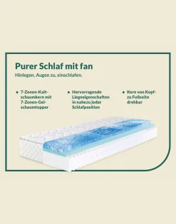 7-Zonen-Matratzen „fan Sweet Dream XXL“