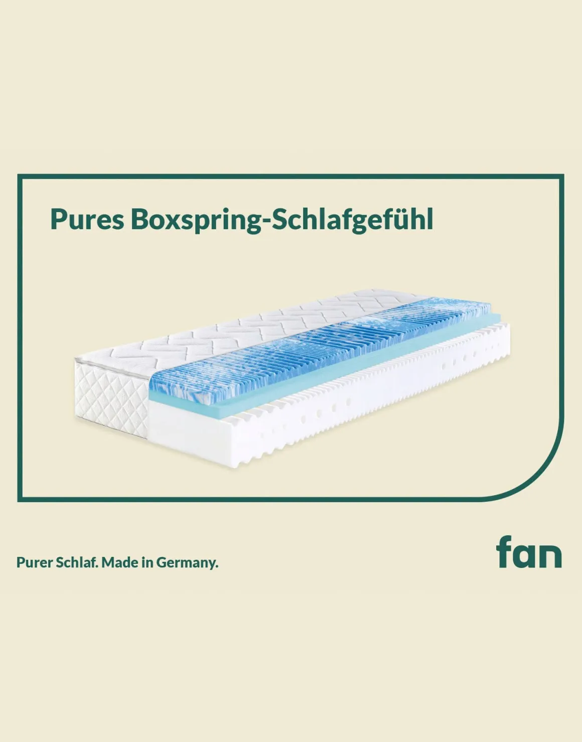 7-Zonen-Matratzen „fan Sweet Dream XXL“